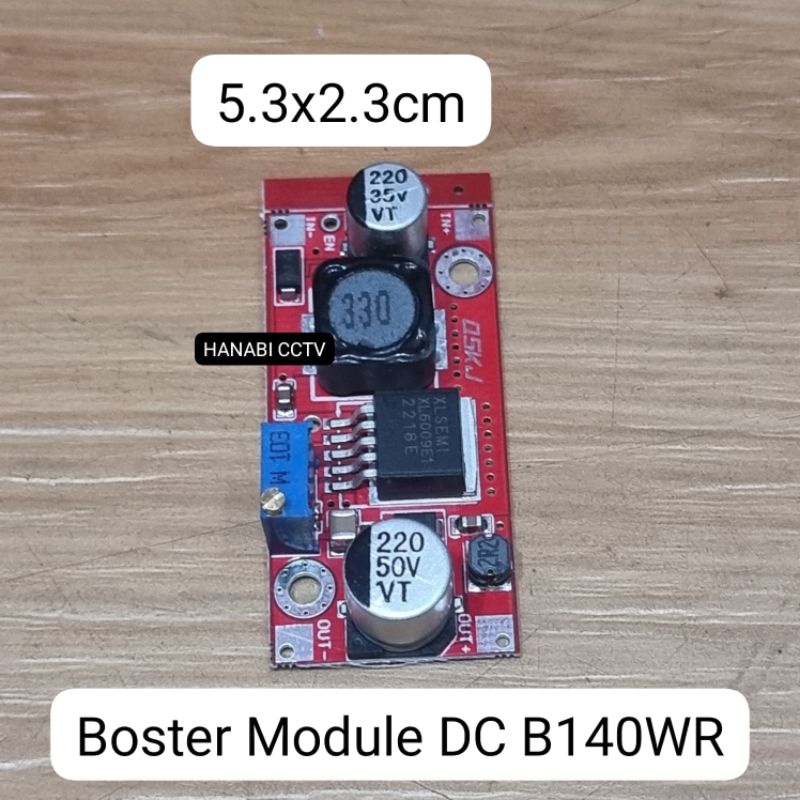 Boster Module Step Up DC To DC 140WR Pcb Merah 5V-35V