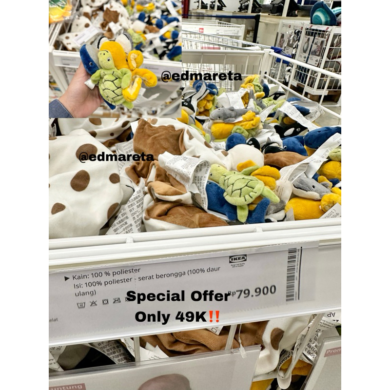 mainan boneka hewan ikea