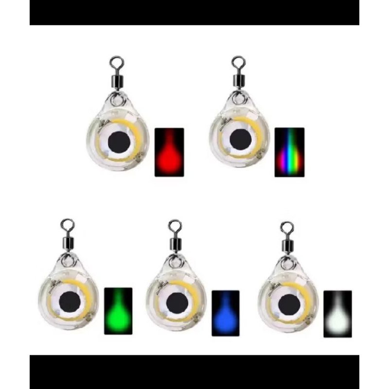 MAMIGO | Mata Ikan LED KEDIP Untuk Jigging - Esca Eye Led - Umpan Jigging Malam - Mata Ikan LED - Me