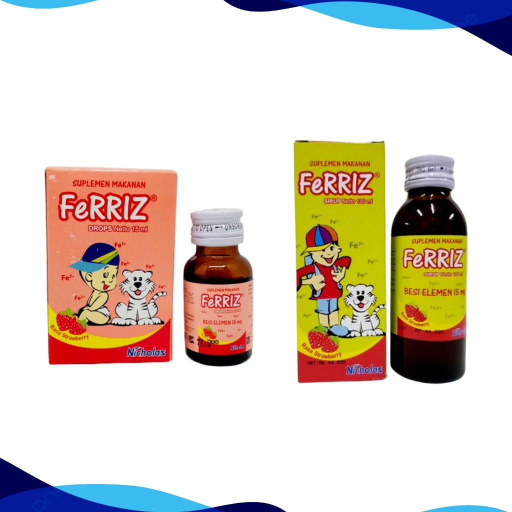 Ferriz Sirup Suplemen Kesehatan Zat Besi Anak Bayi