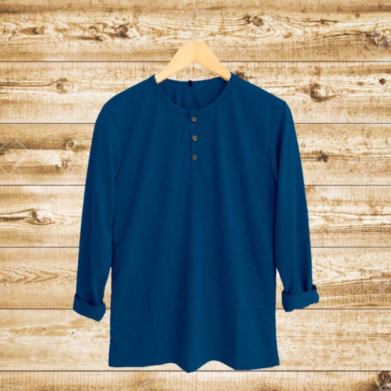 kaos kancing 3,kaos kancing lengan panjang terlaris masa kini, kaos kancing lengan panjang pria