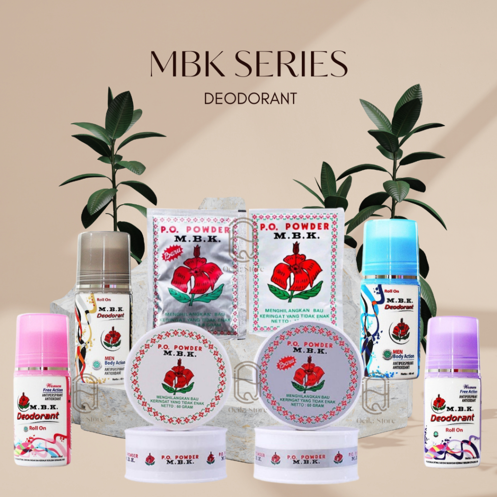 Qeila - MBK Deodorant All Series (Roll on & Powder) | MBK Deo Roll On | MBK Powder Sachet | MBK Powd