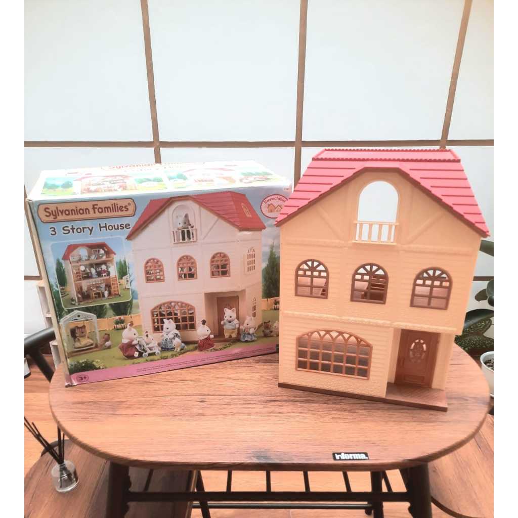 Sylvanian 3 (Three) Story House - Preloved