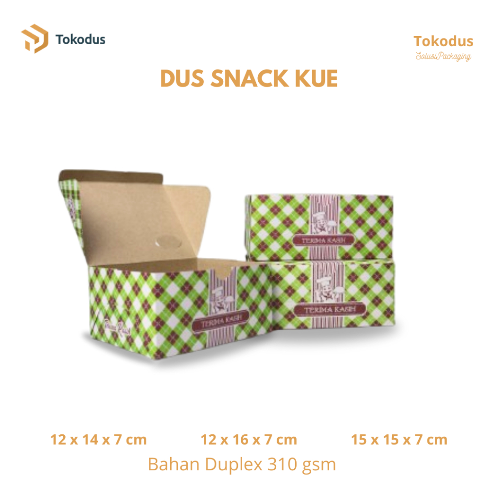 

Dus Snack Aqua/Jajan/Snack Box Size 12x14x7 cm/Dus Snack Murah/Box Kue/Snack/Dus Kue Jajan Pasar
