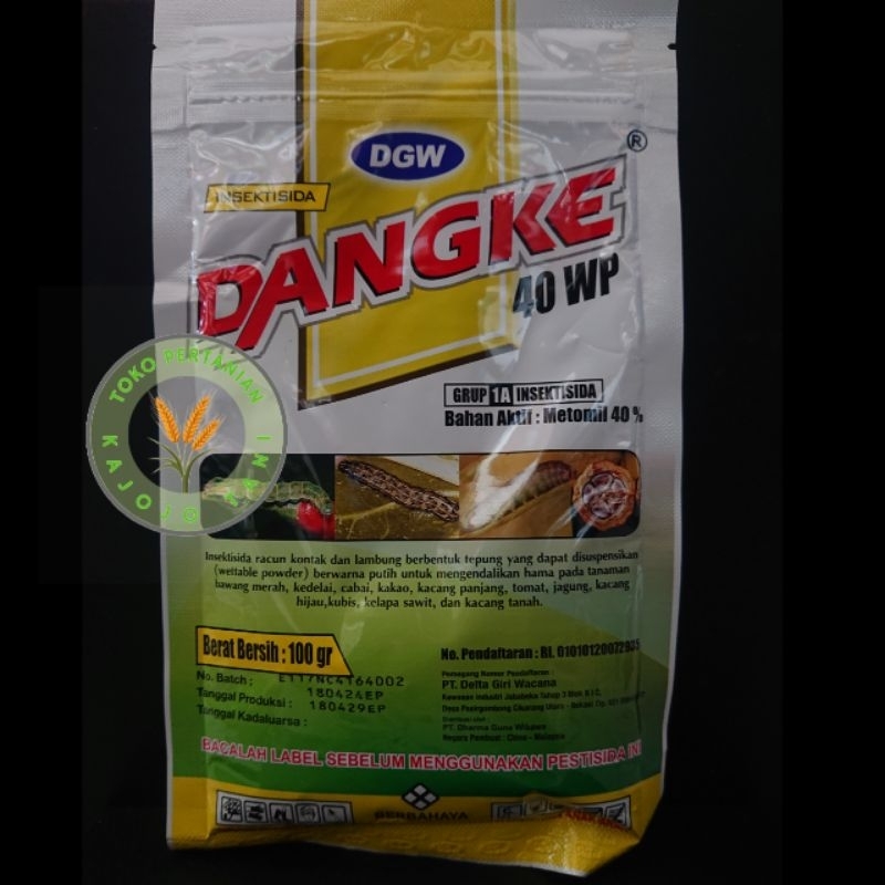 Insektisida Dangke 40WP Bahan Aktif Metomil 40%