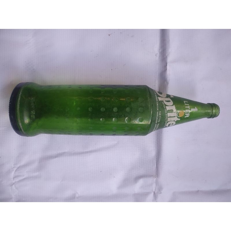 Botol sprite 1 liter kaca