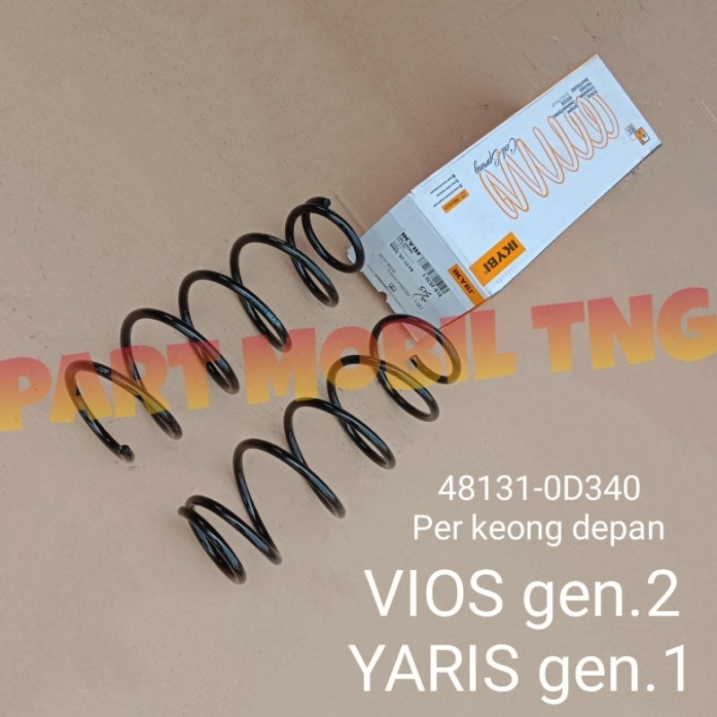 Coil Spring Per Keong Depan Yaris/New Vios Gen 2 2007-2013