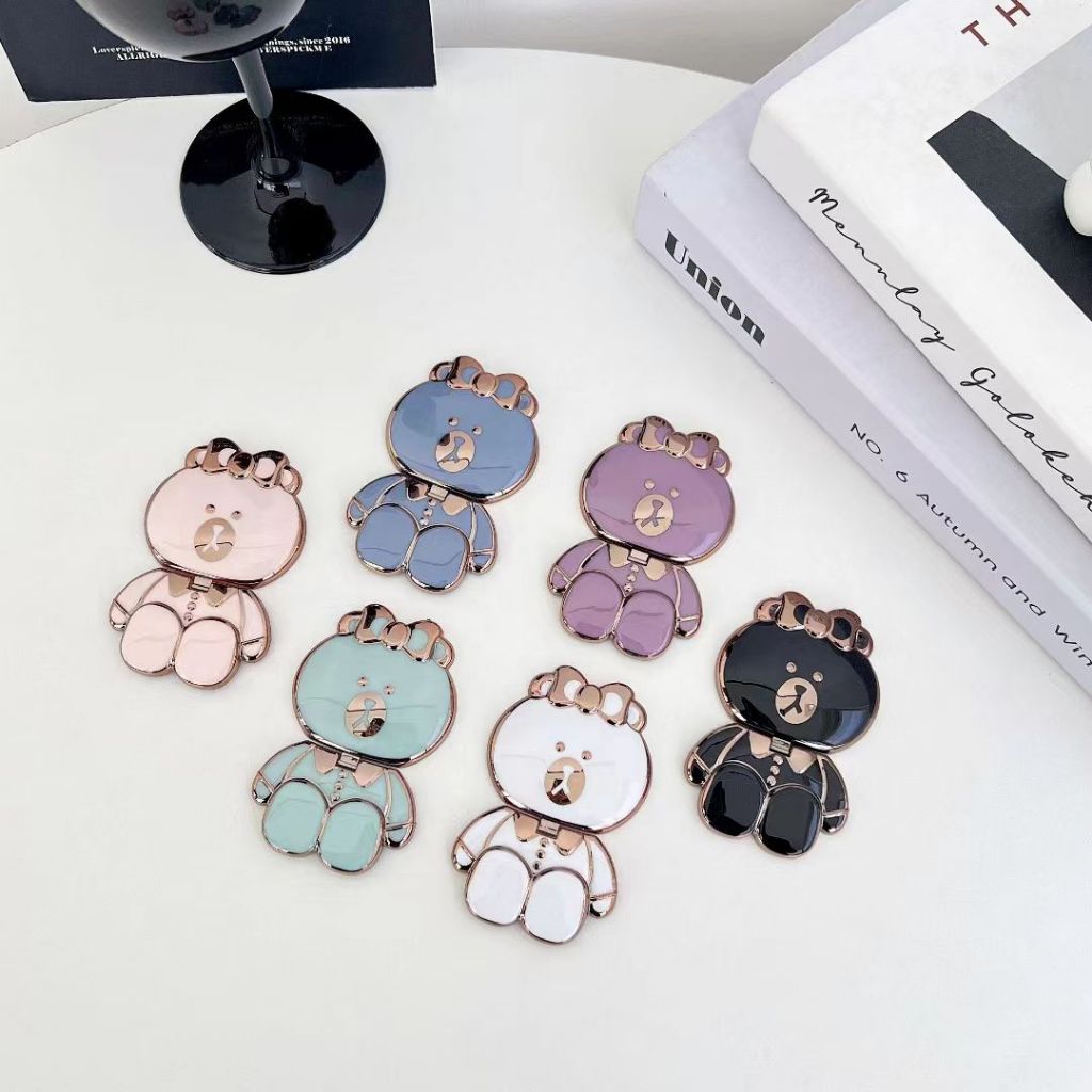 stand holder /tempelan belakang hp kaca mackup/tempelan kulkas/tempelan tas /tempelan kaca mobil/ pe