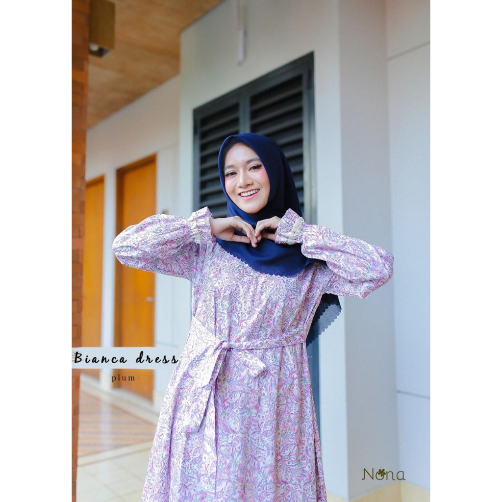 BIANCA DRESS/BIANCA DRESS BY NONA BOUTIQUE/DRESS MOTIF/GAMIS MOTIF/HOMEDRESS