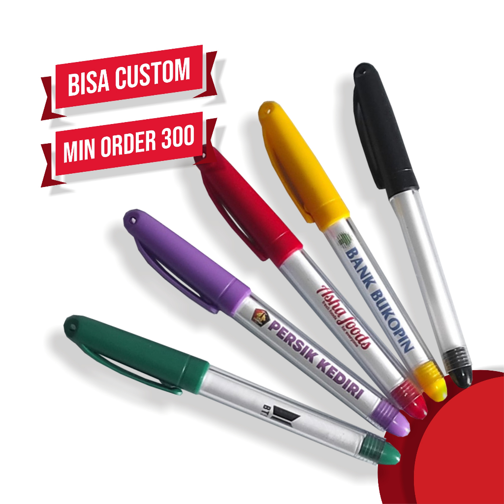 

Pulpen Gel Plastik Window Active (10 Pcs) / Pulpen Gel Souvenir Promosi Polos / Custom