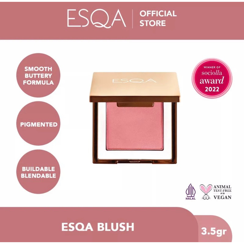 ESQA Blush ESQA Blush | Blush on Wajah | Natural Finish ESQA Blush | Blush on Wajah | Natural Finish