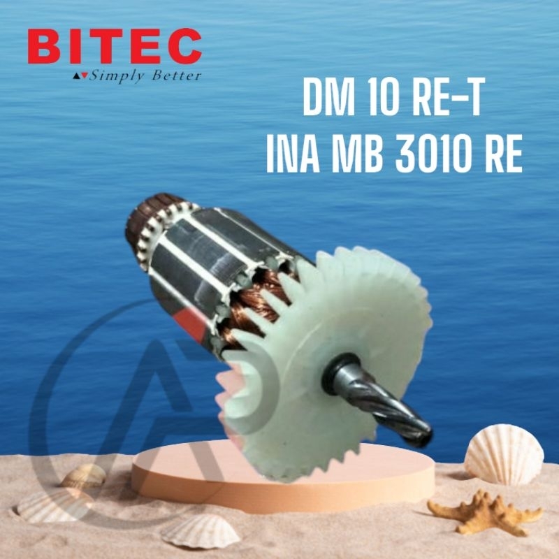Bitec Armature/Angker Drill/Bor 10 mm DM 10 RE-T/INA MB 3010 RE