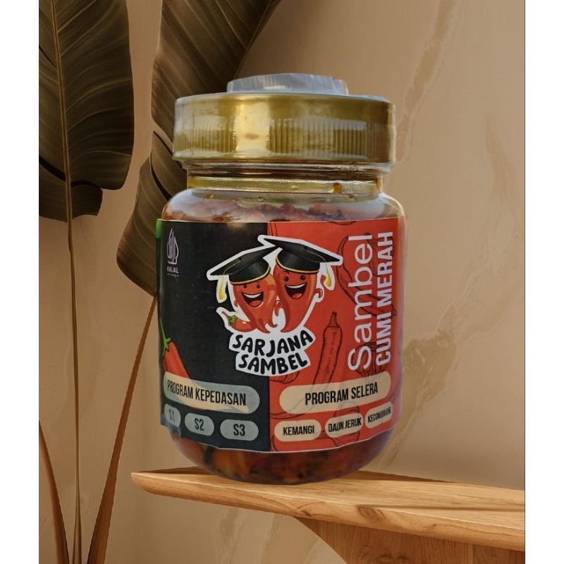 

SARJANA SAMBAL CUMI CABAI MERAH NAMPOL 160GR