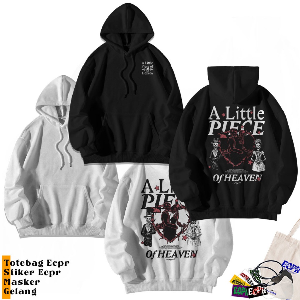 [AESTHETIC VERSION] HOODIE A LITTLE PIECE OF HEAVEN VERSION - COTTEN FLEECE