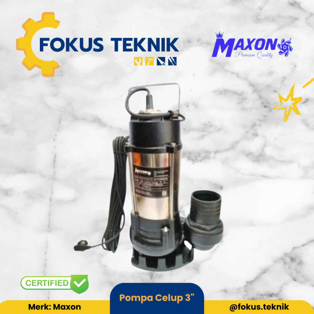 Pompa Celup MAXON / Submersible Pump / Pompa Celup 3 Inch Manual