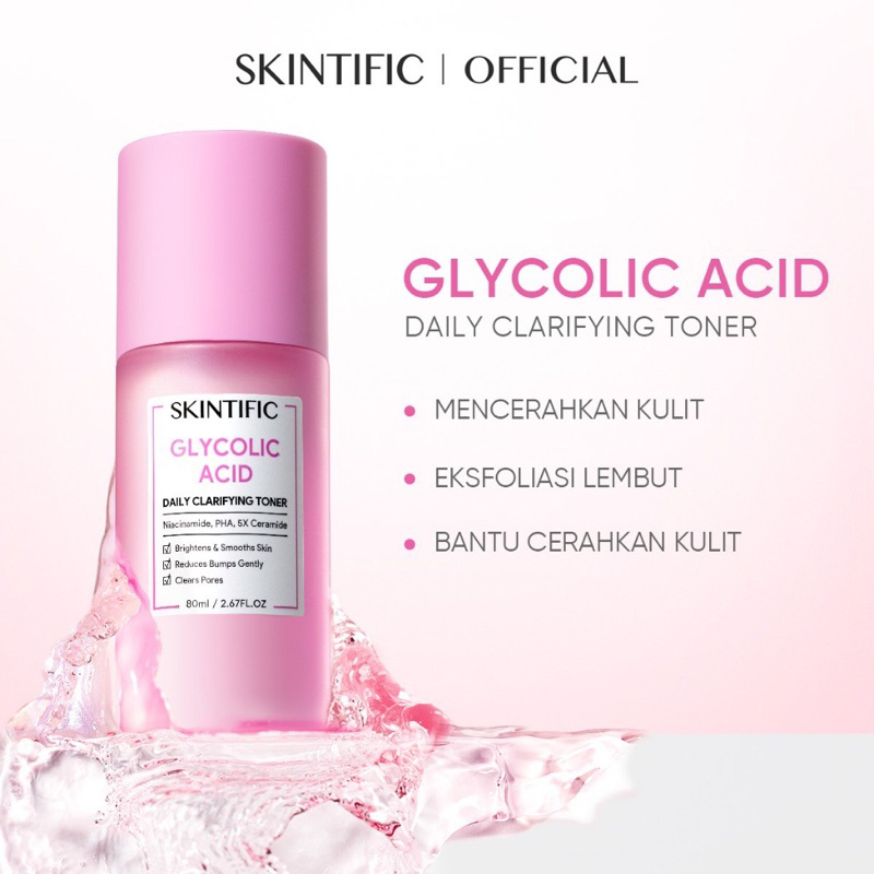 SKINTIFIC GLYCOLIC ACID TONER