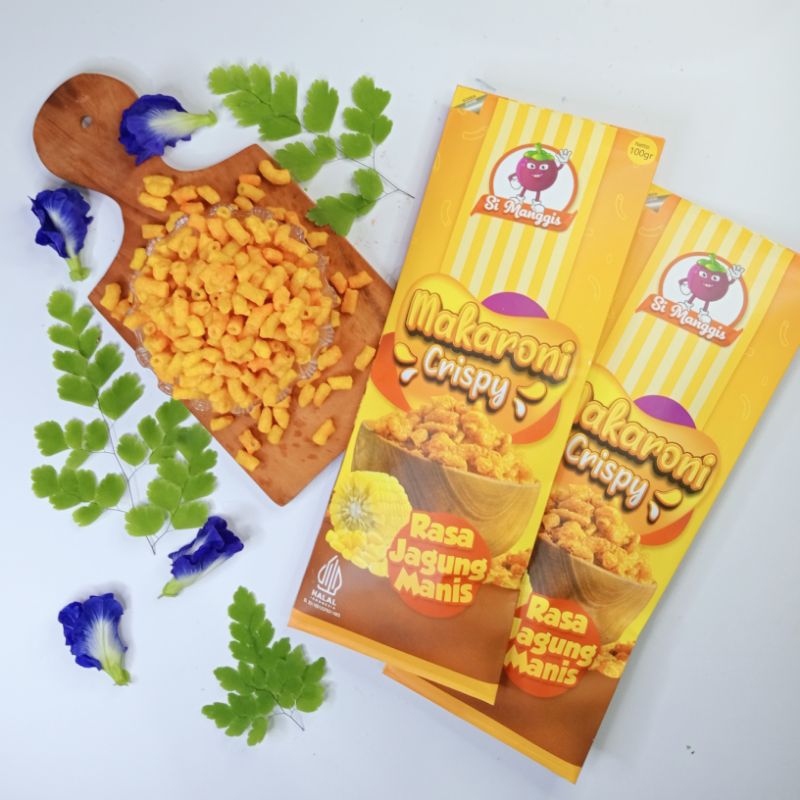 

macaroni aneka rasa si manggis 100grm, panjang 20cm