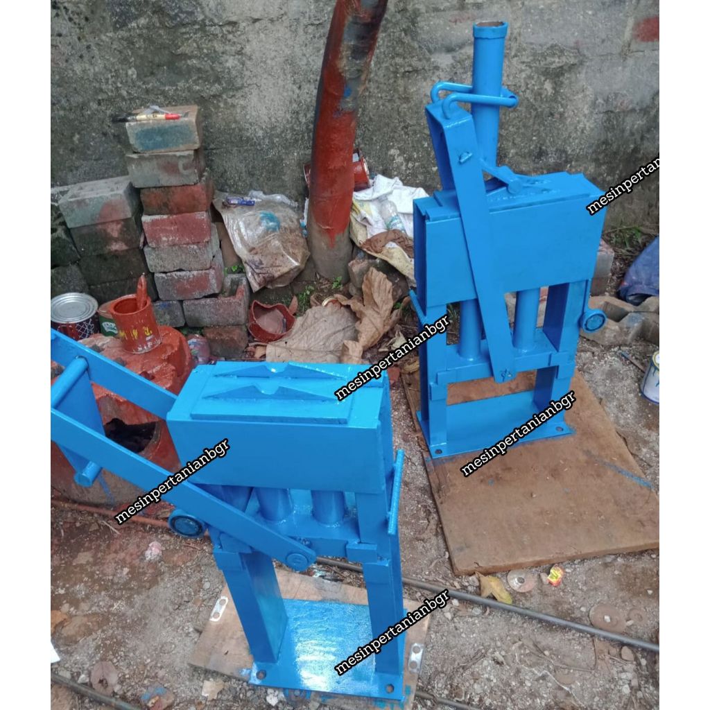 Alat Cetak Batako Manual Genjot Hand Press Ukuran 40x20x10 cm