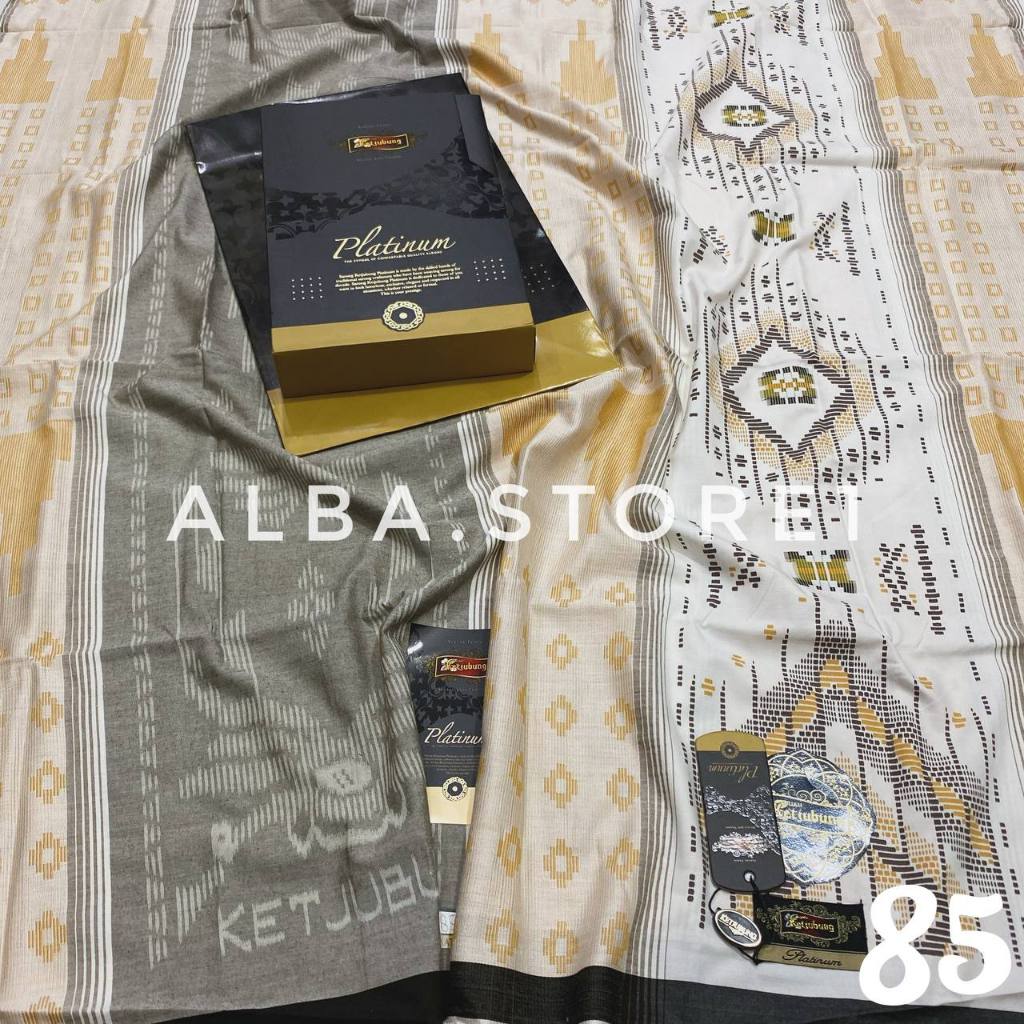 SARUNG KETJUBUNG PLATINUM GOLD ORI/Grosir Sarung/Sarung Ketjubung Murah Platinum Grade Gold