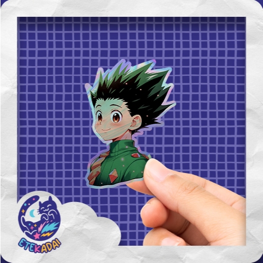 

Stiker Hologram Anime Hunter X Hunter Gon 2