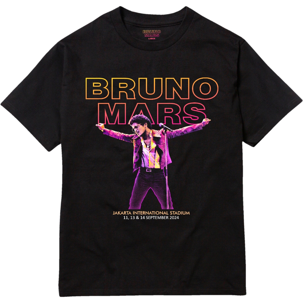 T-Shirt Bruno Mars Tour  2024
