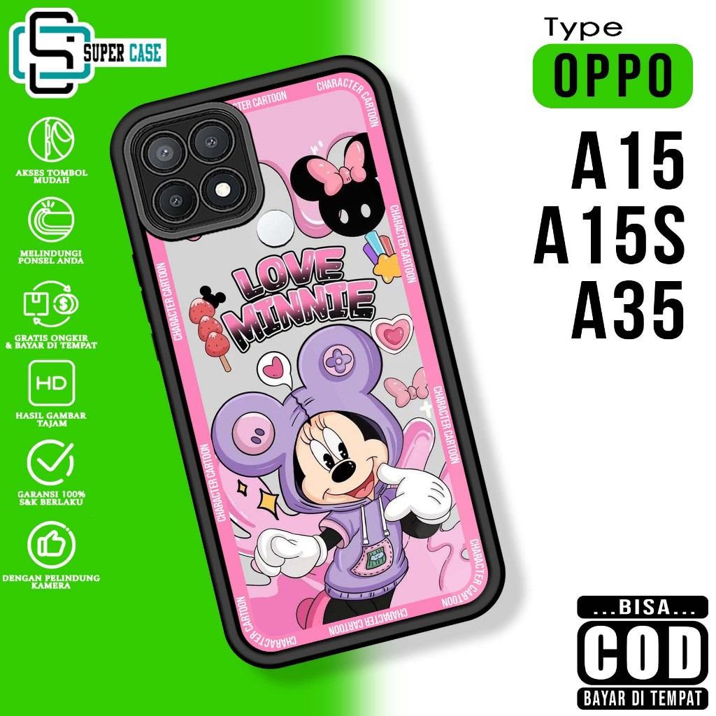 Case Hp For OPPO A15 A15S A35 DSY SoftCase Glossy casing Handphone Silikon Glass