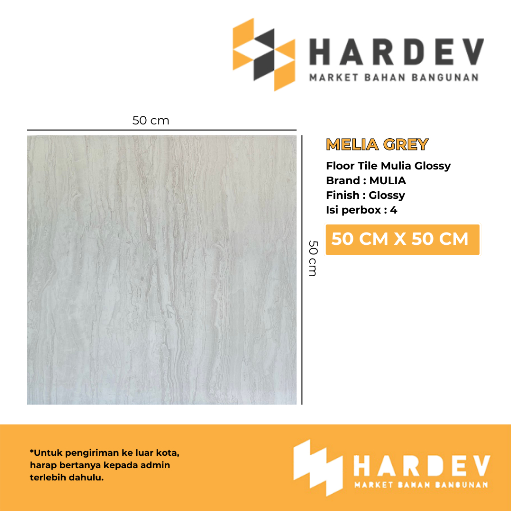 MULIA MELIA GREY UK 50 X 50