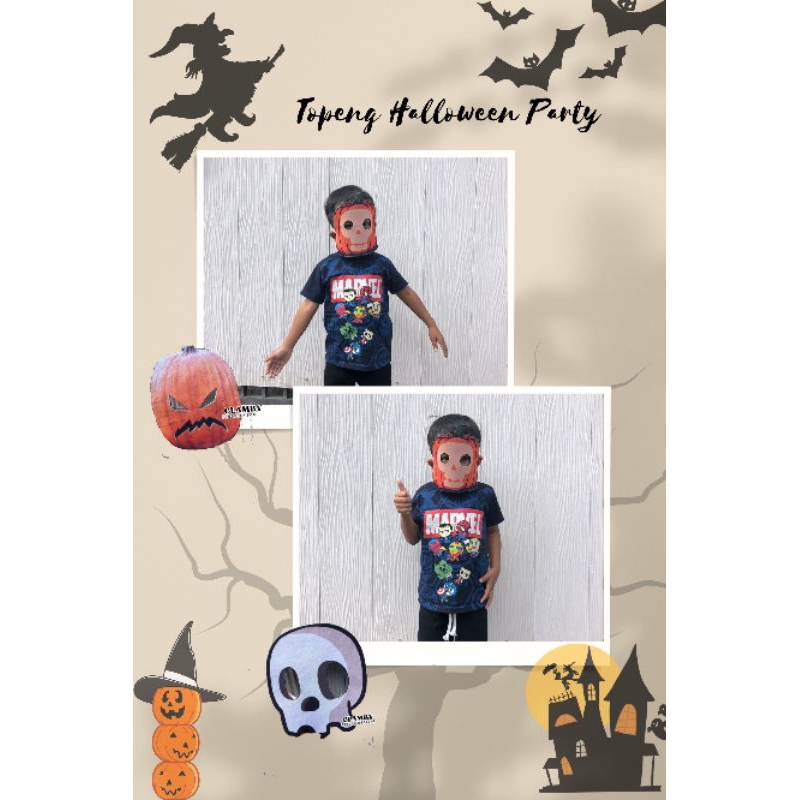 Topeng Halloween | Halloween party mask | Topeng Busa | Topeng Karakter