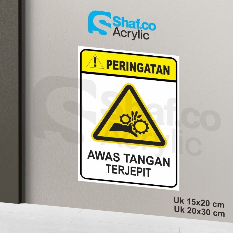 

STICKER PERINGATAN AWAS TANGA TERJEPIT // STIKER // RAMBU-RAMBU