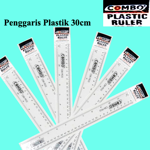 

Penggaris Plastik 30cm / Rol Plastik / Mistar Plastic Combo