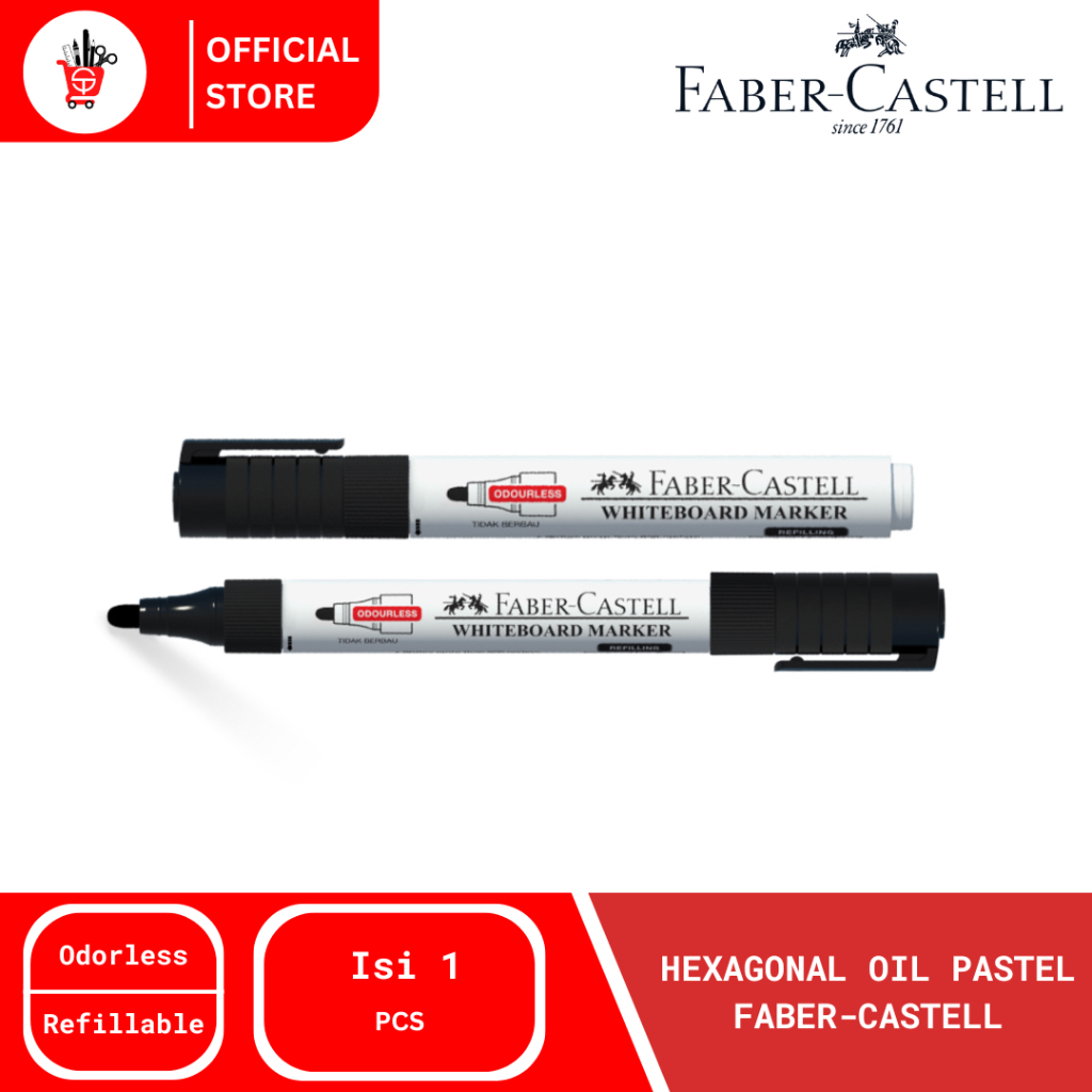 

Board Marker | Marker | Spidol Whiteboard Faber-Castell 552999 (1 PCS)