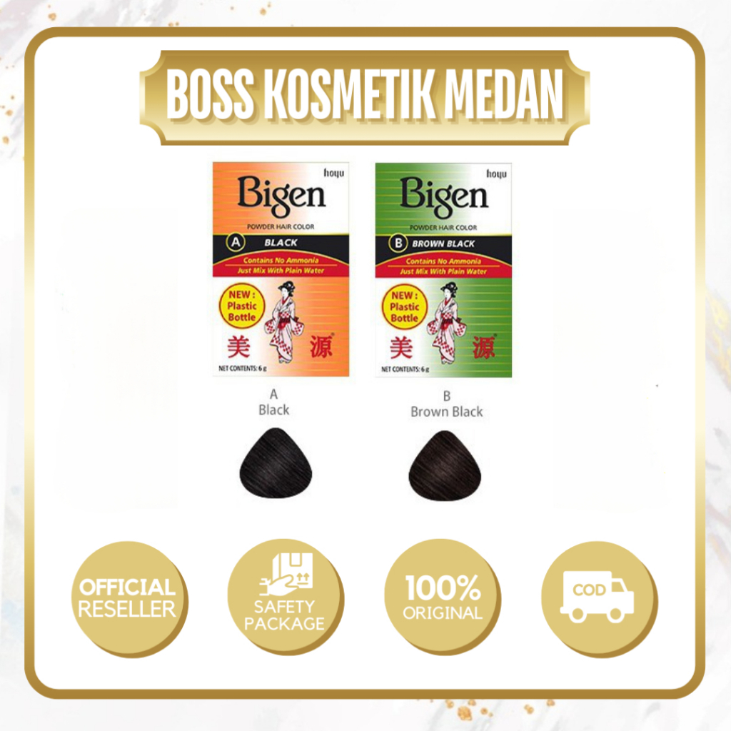 Bigen Powder Hair Dye / Cat Rambut Bigen