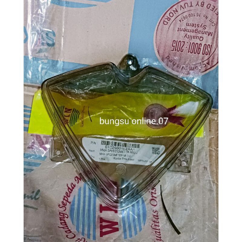 KACA MIKA SPEEDOMETER MIO J GT HITAM SMOKE