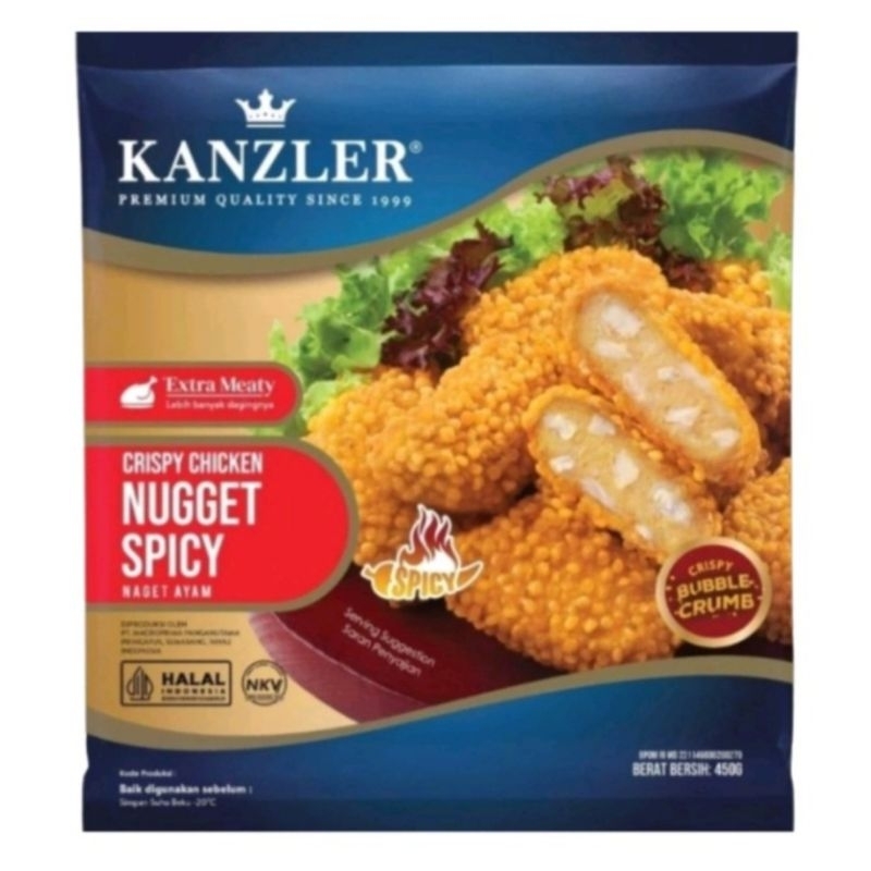 

KANZLER Crispy Spicy Chicken Nugget 450gr