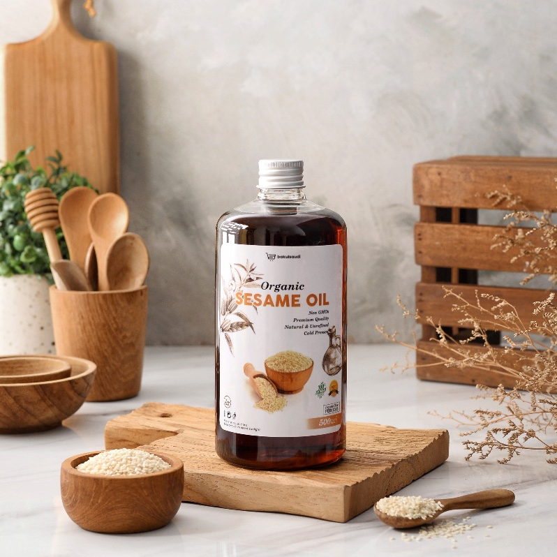 

ADY78 Minyak Wijen Halal Asli 100% Organik Murni Organic Sesame Oil Original Natural