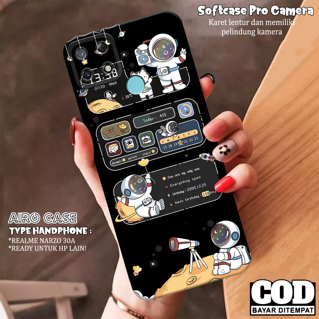 Softcase REALME NARZO 30A - Fashion Case ASTRONOT - Case REALME NARZO 30A - Kesing REALME NARZO 30A 