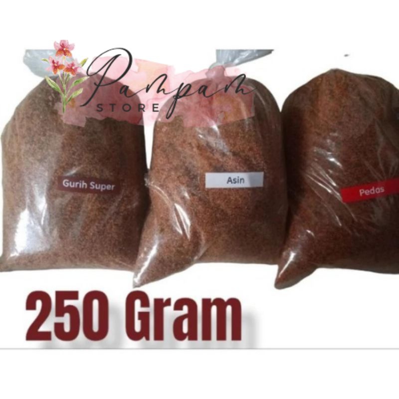

Bumbu cilung/papeda super gurih 250gram tekstur bumbu kasar wangi banget bawang