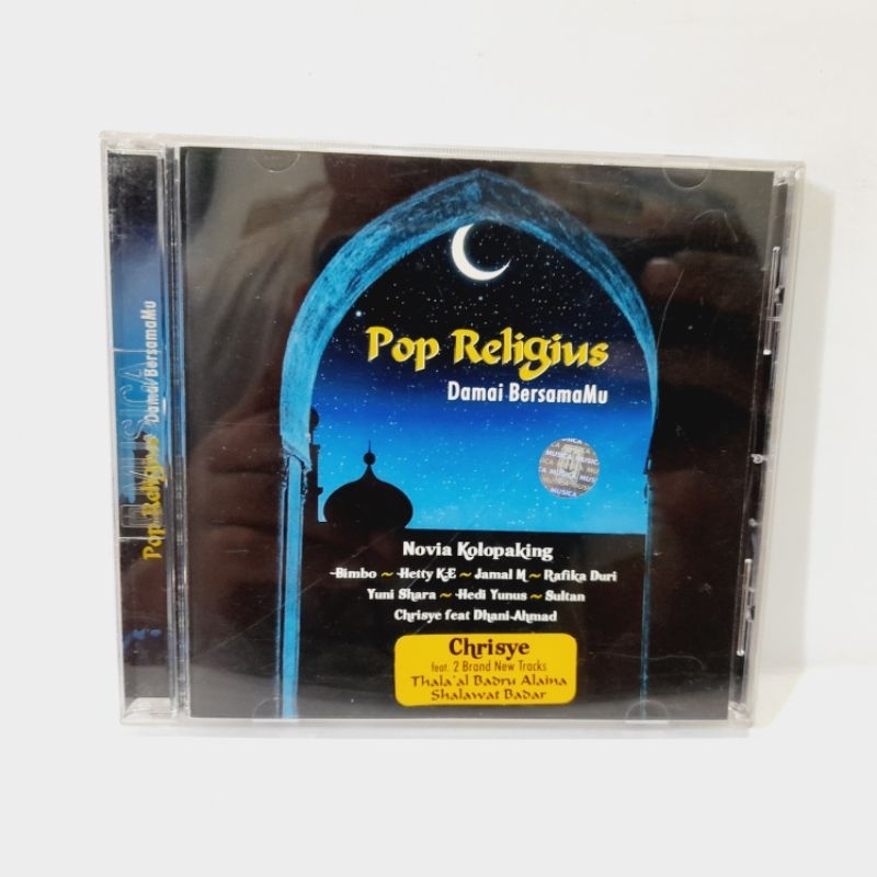 CD Pop Religius Damai Bersamamu - Bimbo Rafika Duri Chrisye Feat Ahmad Dhani