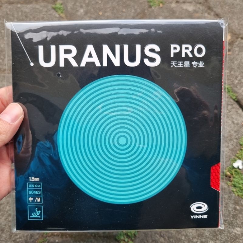 yinhe uranus pro 1.8 medium karet bintik pendek ping pong