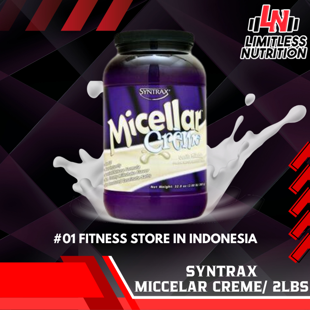 

Syntrax Micellar Creme 2lbs Protein Casein 2 lbs