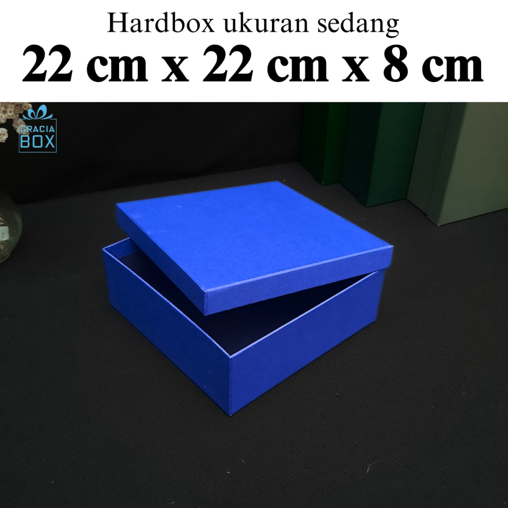 

BOX HAMPER - HARDBOX - KOTAK KADO - ukuran 22 cm x 22 cm x 8 cm