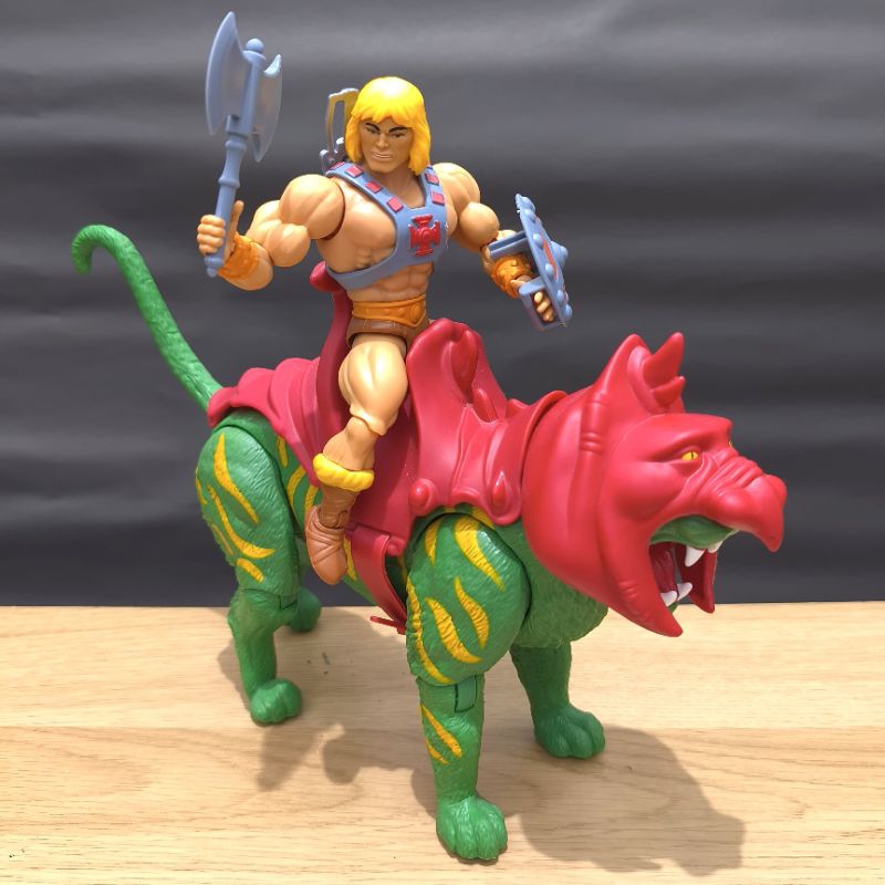 MOTU Battle Cat & He Man