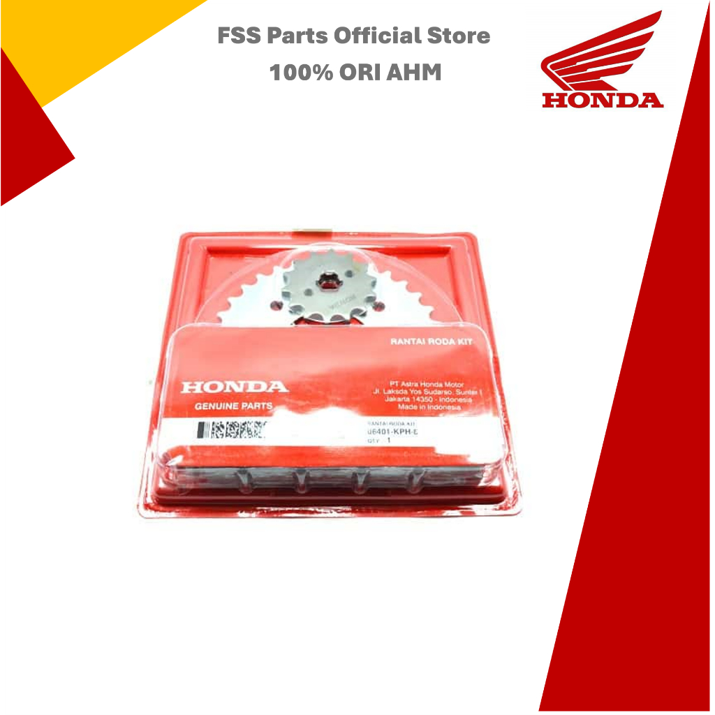 06401-KPH-881 Rantai Roda (Drive Chain Kit) – Kharisma & Supra X 125