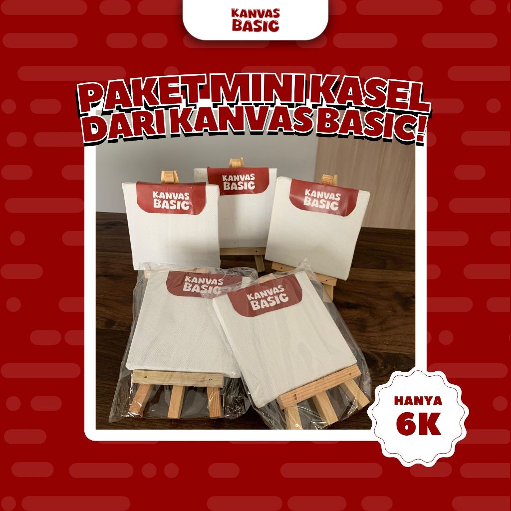 

Paket Kasel Polos Mini 10x10CM - Kanvas Easel, Bahan Spunbond Terjangkau