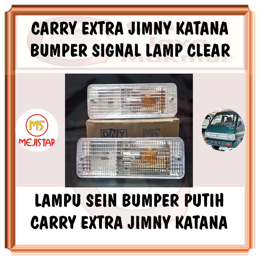SET Lampu Bumper Bemper Sein Signal Rating Reting Putih Carry ST100 ST200 Bagong Extra Carreta Katan