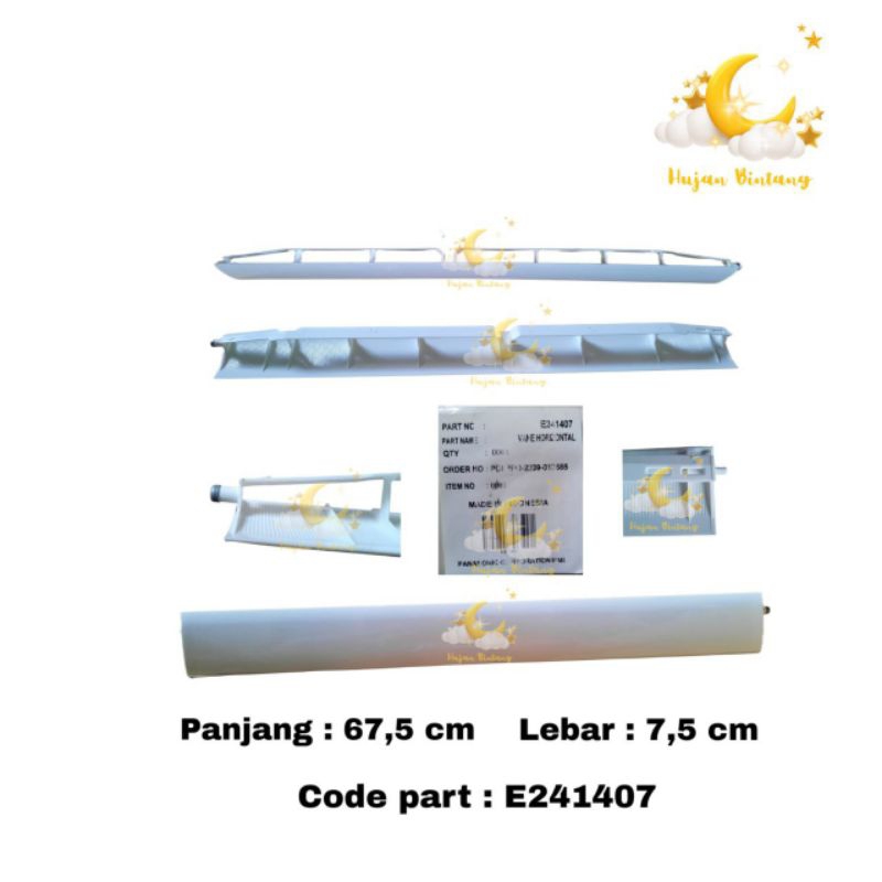 DAUN SWING AC PANASONIC ECO SMART 1/2 PK 3/4 PK 1 PK 0,5PK ORIGINAL SERI PN KN XN PC KC XC SKJ RKJ Q