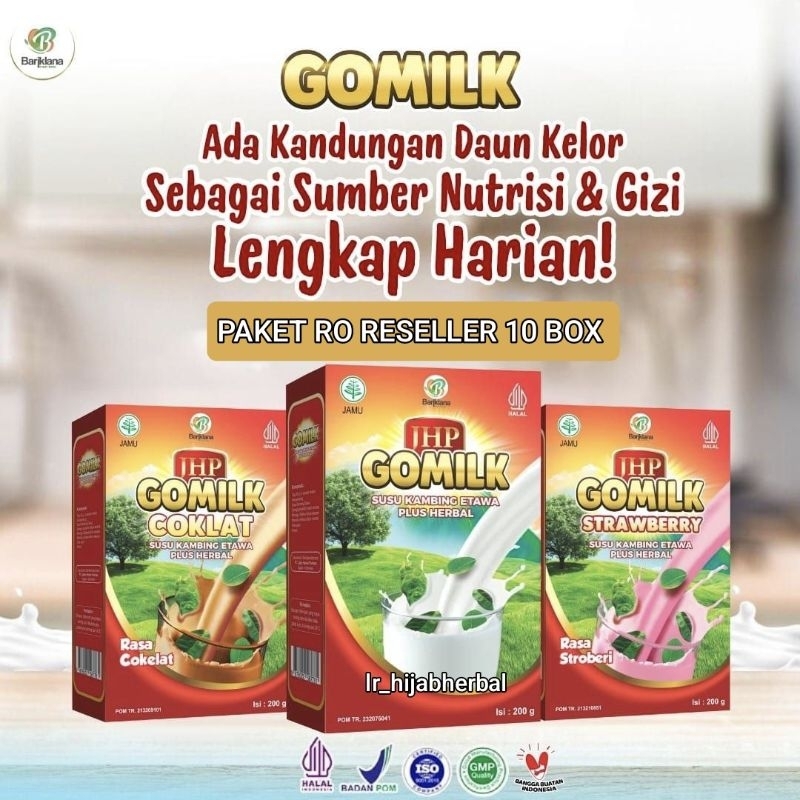 

Paket BONUS RO RESELLER 10 Box Susu Kambing Etawa Plus Herbal Pilihan Sehat Keluarga