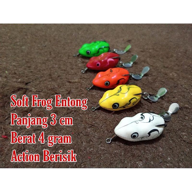 Soft Frog rasa Jaws 3 cm