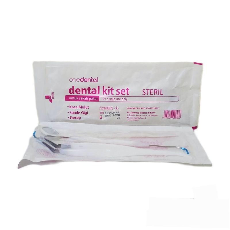 ONEDENTAL Onemed Dental Kit Set Steril Disposable Instrument Kit Mini