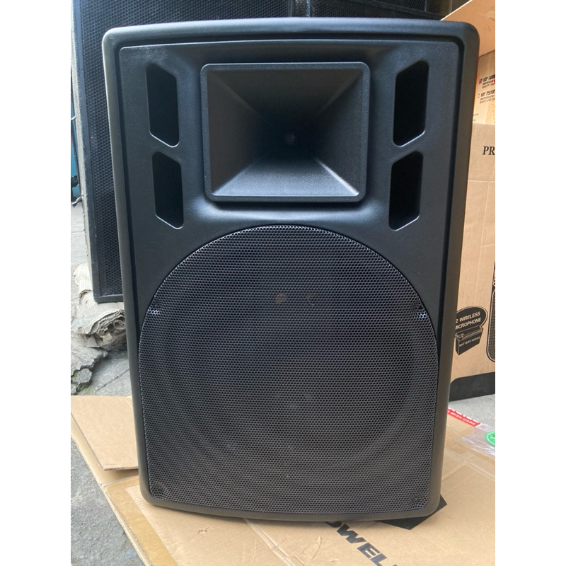 Box Speaker Monitor Kosongan Fiber Plastik 15in 15 inchi Model Huper Bahan Tebal model HUPER box mon